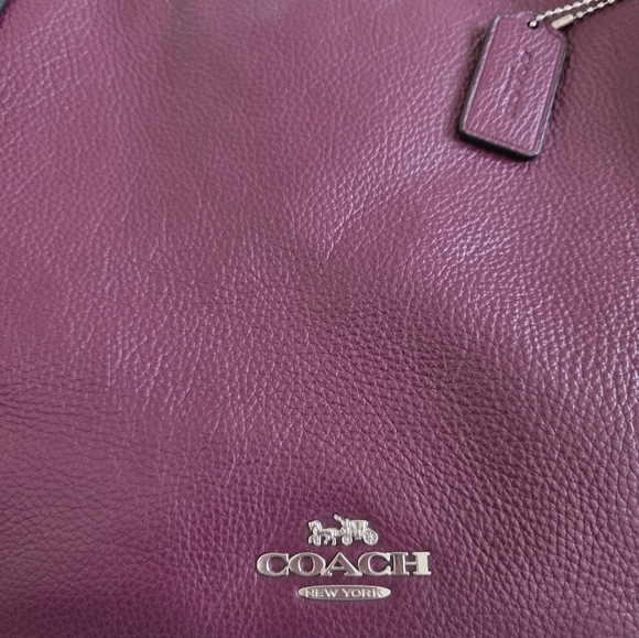 Coach Meadow- Deep Berry -pebbled leather G2339-CM074 - Picture 10 of 10